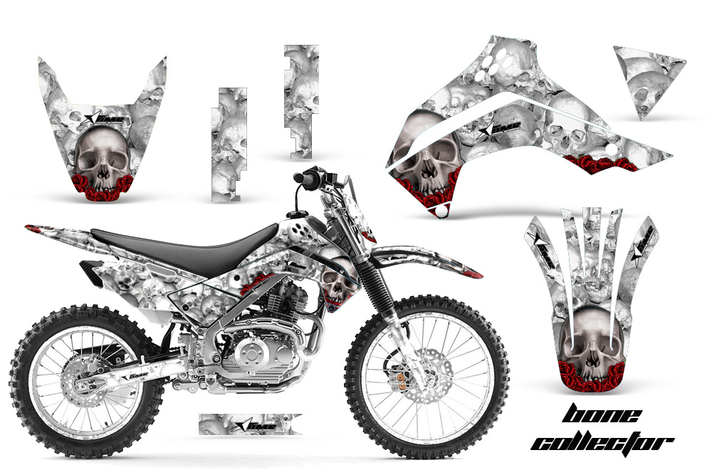 Kawasaki KLX 140 2008 2012 Graphic Kit BC W NPs